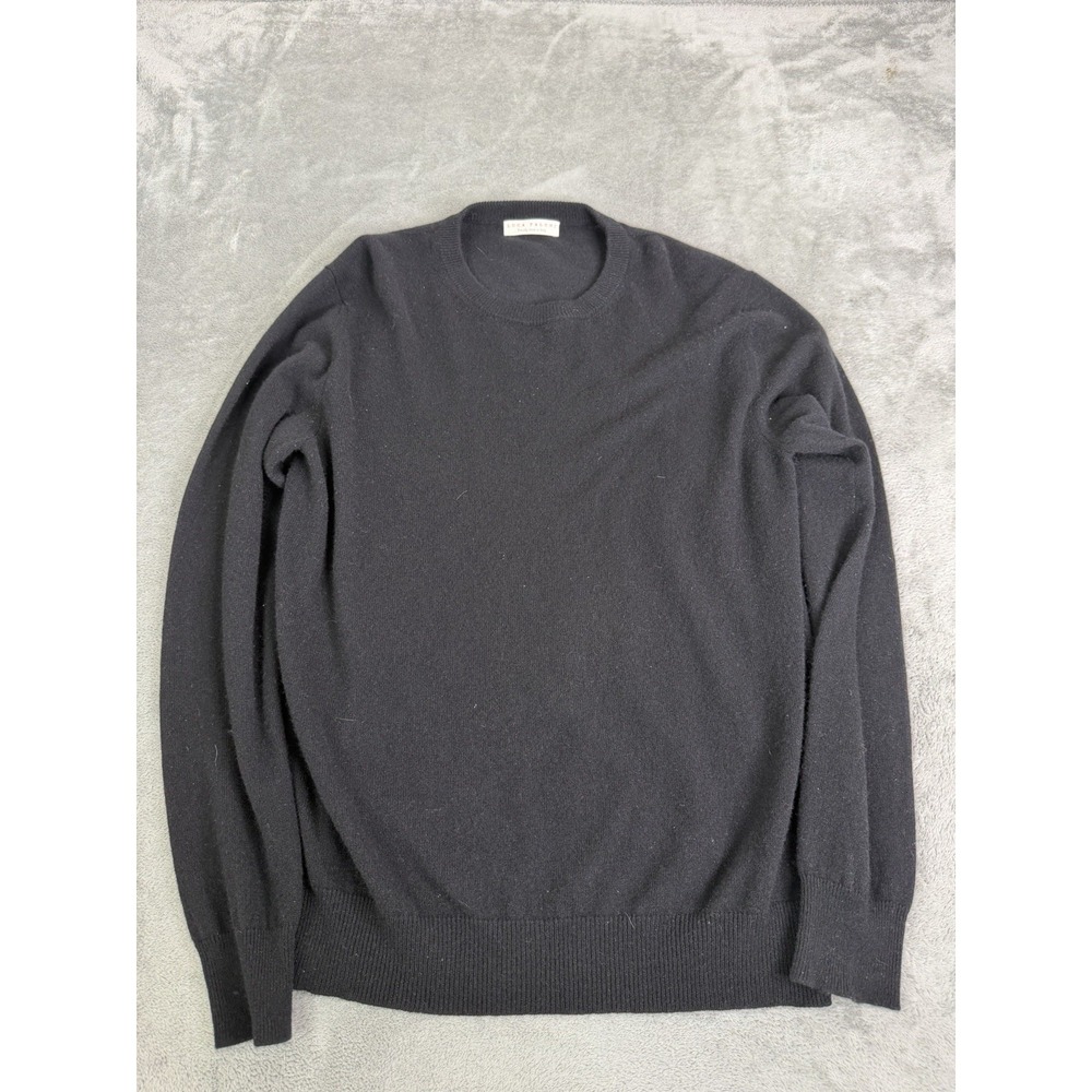 Luca Faloni Cashmere Sweater Men's Size Medium Black Made In Italy